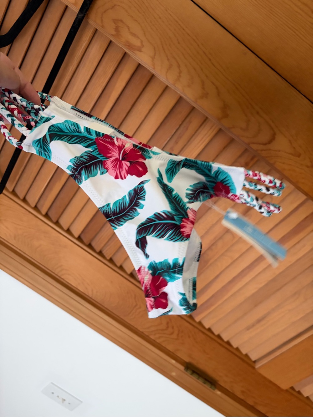 Cupshe Braided Bikini bottom sz M NWT